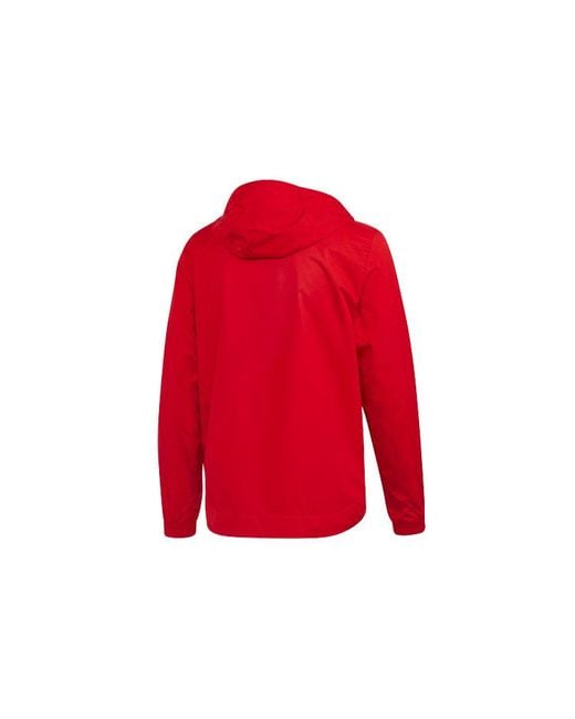 Adidas Red Originals Lock Up Wb Cardigan Casual Sports Hooded Jacket Fluorescence for men