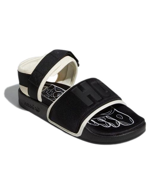 Adidas Black X Pharrell Adilette 2.0 for men