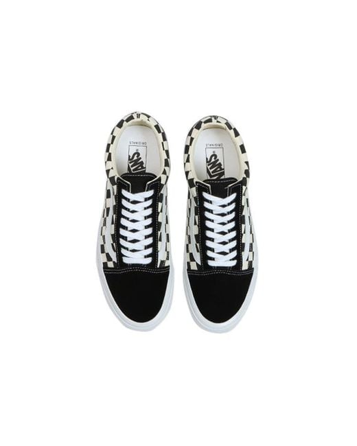 Vans Black Og Old Skool Lx 'Checkerboard for men