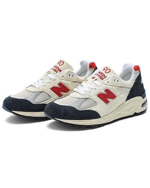 New Balance Blue Teddy Santis X 990V2 Made for men