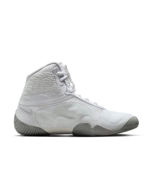 Nike Gray Tawa Wrestling Shoes Metallic' for men