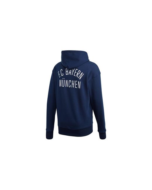 Adidas Blue Fcb Ssp Bayern Munich Soccer/Football Sports Pullover for men