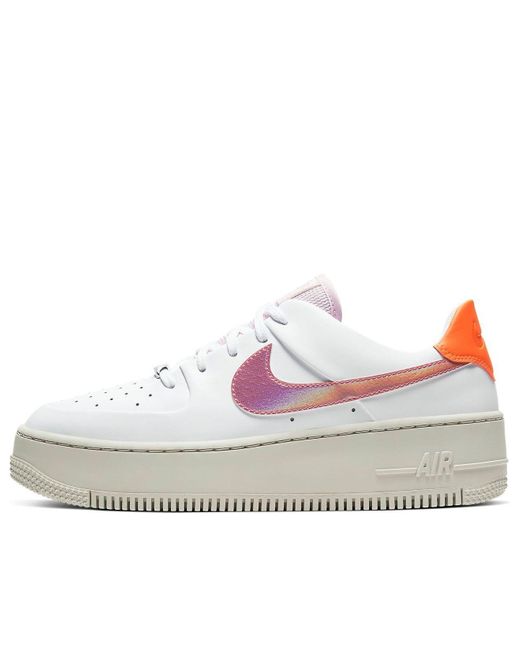 nike wmns air force 1 sage low white