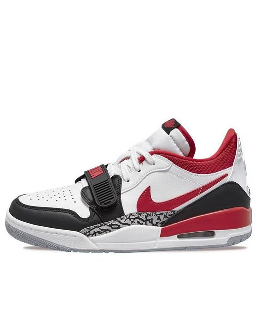 Nike Jordan Legacy 3 Low 'black Toe' Red for Men | Lyst