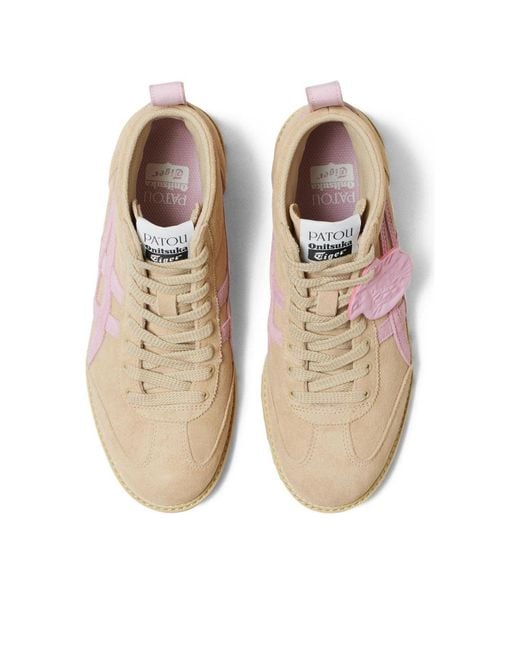 パトゥ × オニツカタイガー メキシコ リンカン コットンキャンディ Onitsuka Tiger X Patou Rinkan 'Putty Cotton Candy' in Brown