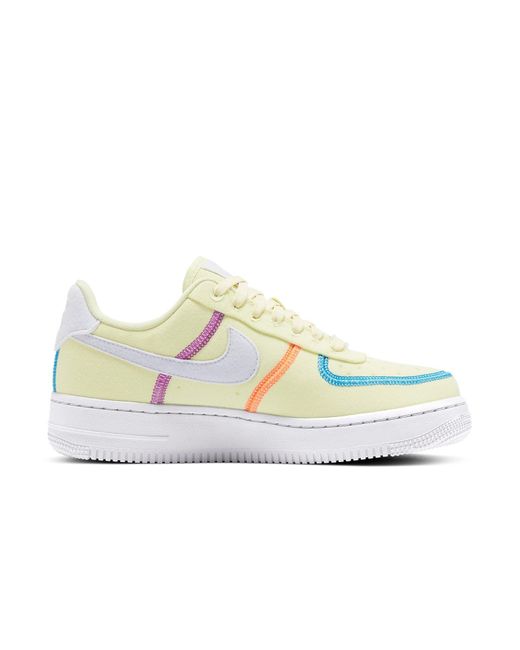 Nike White (Wmns) Air Force 1 Lx 'Life Lime Photon Dust Laser'