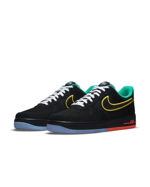 Nike Black Air Force 1 '07 Lv8 'Peace And Unity' for men