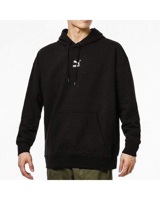 PUMA Black Logo Printing Knit Sports for men