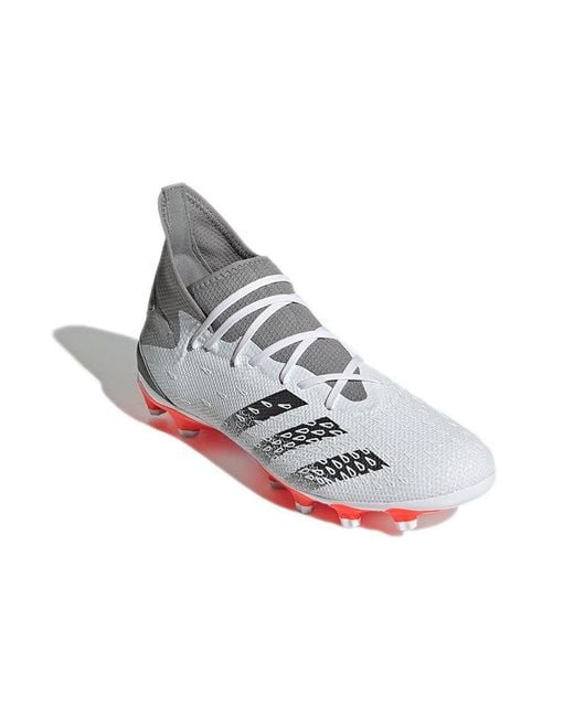 Adidas White Predator Freak.3 Hg for men