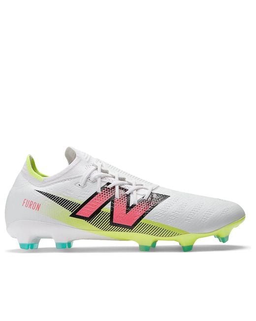 New Balance Green Furon V7+ Pro Fg Neon' for men
