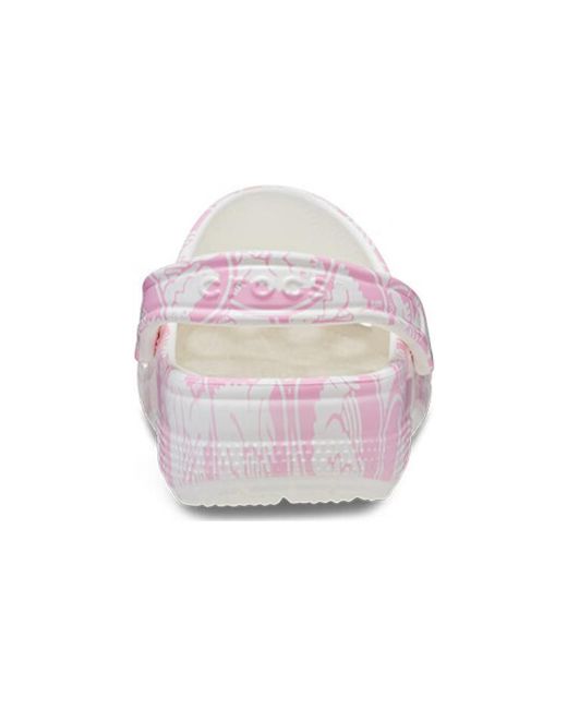 CROCSTM Pink Classic Duke Print Clogs Tweed'