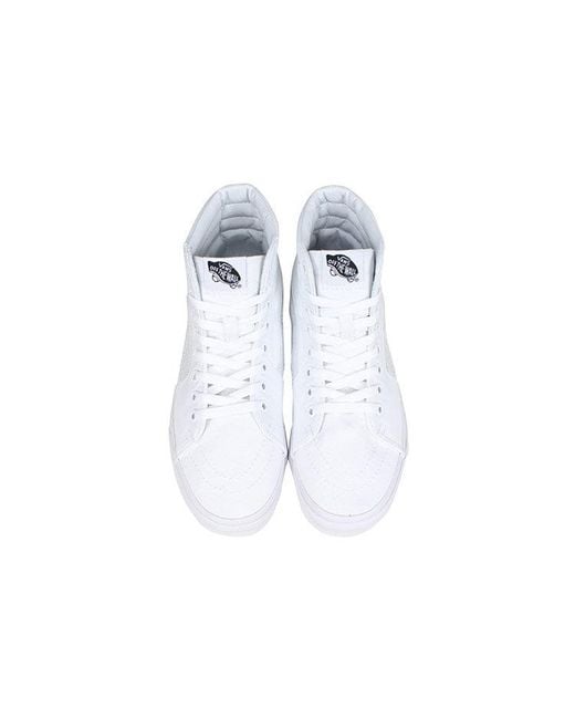 Vans White Sk8-Hi 'True' for men