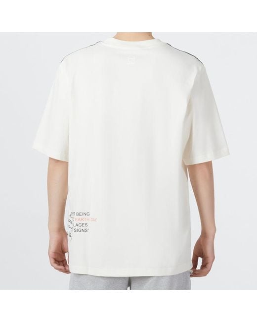 Adidas White Neo Tee for men