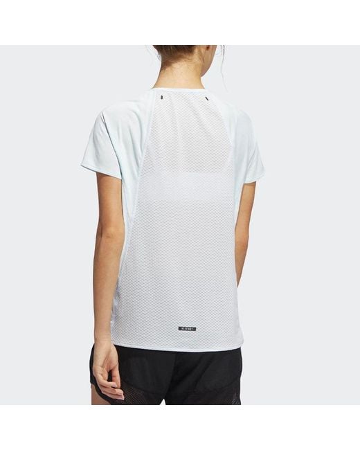 Adidas Blue (Wmns) Heat.Rdy Tee Running Sports Short Sleeve