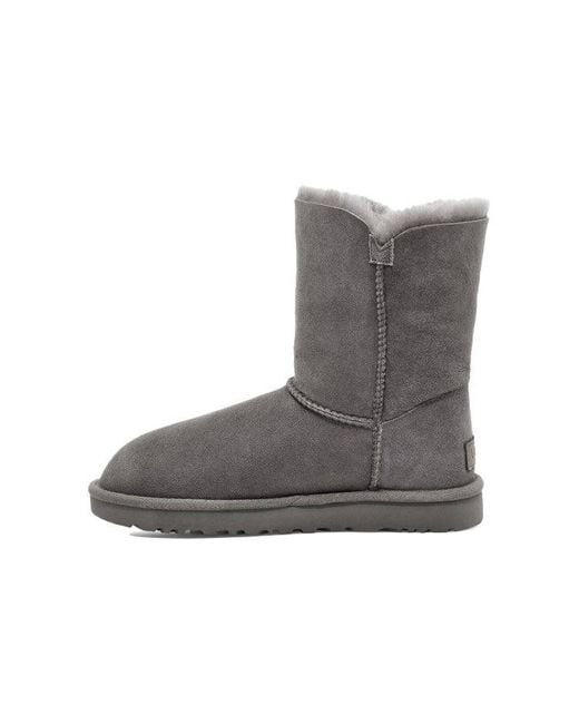 Ugg Gray (Wmns) Bailey Button Ii Boot Fleece Lined