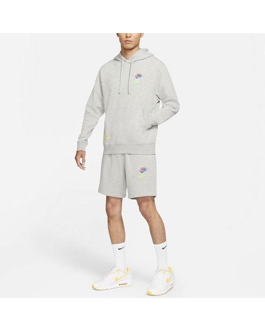 Nike Gray As Sportswear Spe+ Ft Short Fta Dk Heather for men