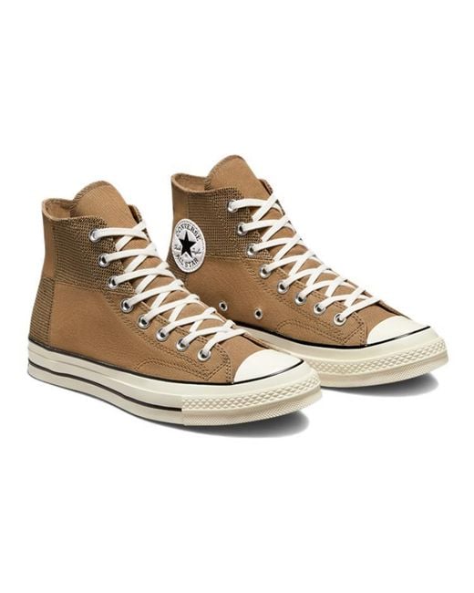 Converse Brown Chuck 70 High 'Houndstooth Patchwork' for men