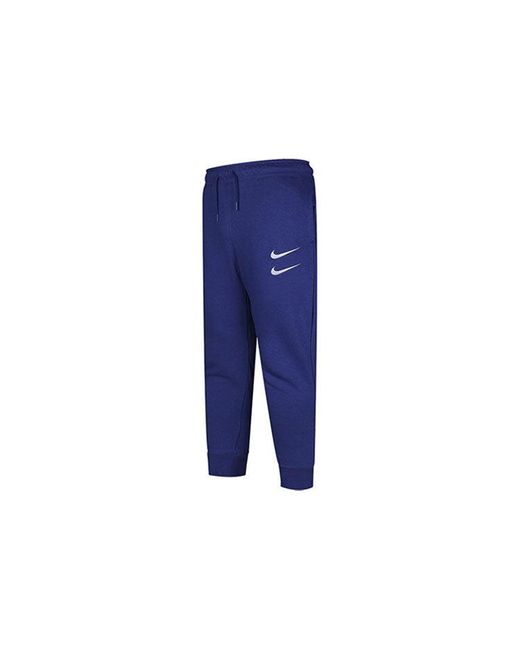 Nike Blue As Sportswear Swoosh Pant Ft Deep Royal for men