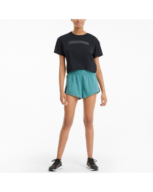 PUMA Black (Wmns) Cooladapt Skimmer Running T-Shirt ''