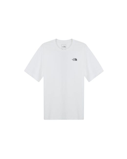 The North Face White Logo T-shirt for men
