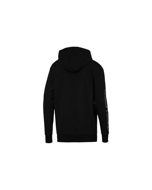PUMA Black Bmw Motorsport Street Midlayer Hoodie for men