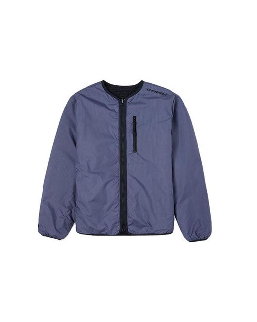 Converse Blue Reversible Polar Fleece Stay Warm Jacket Couple Style for men