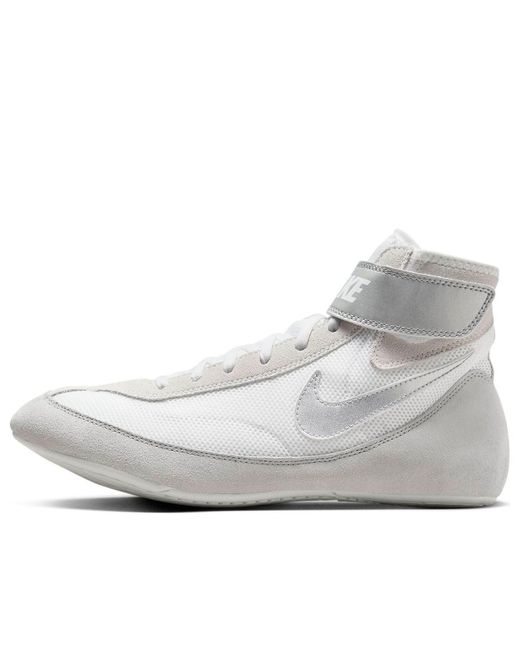 Silver wrestling shoes hotsell
