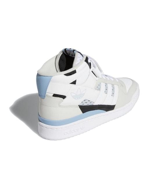 Adidas White Forum Mid Ambient Sky' for men
