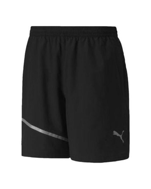 PUMA Black Lite Woven 7" Running Shorts for men