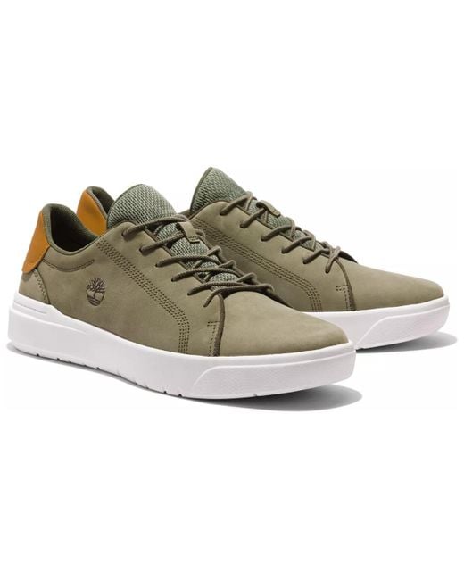 Timberland Brown Seneca Bay Oxford Sneakers for men