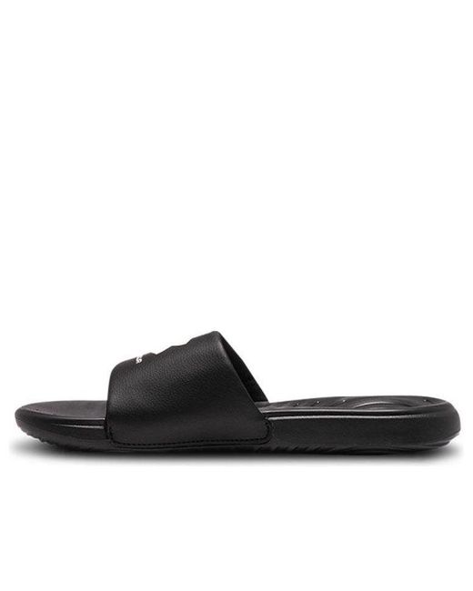 Under Armour Black Ansa Fixed Slide for men