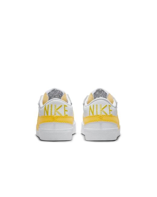 Nike White Blazer Low Jumbo Vivid Sulfur' for men