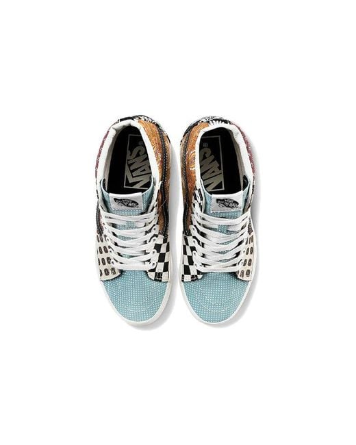 Vans Brown Sk8-Hi 'Tiger Patchwork' for men
