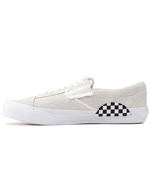Vans White Slip-On Cap Lx 'Marshmallow' for men