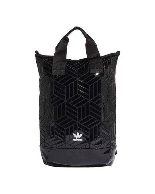 adidas Originals Roll-Top Backpack in Black for Men | Lyst UK