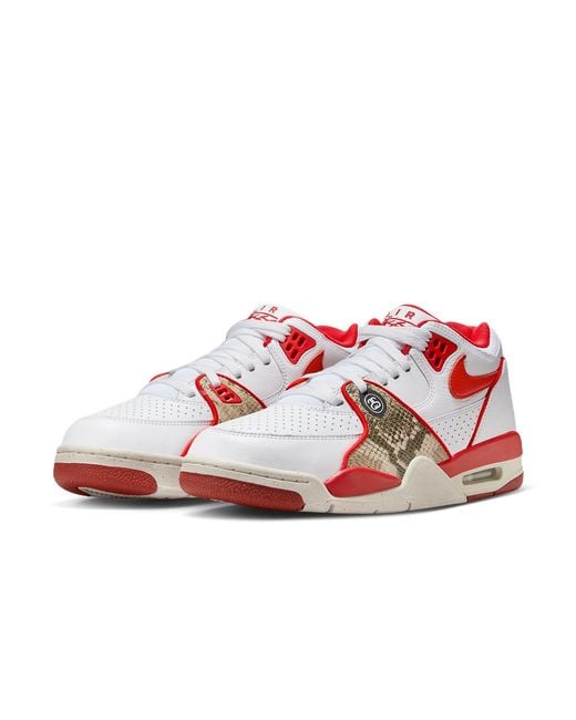 Nike Red X Stussy Air Flight 89 Sp 'Habanero' for men