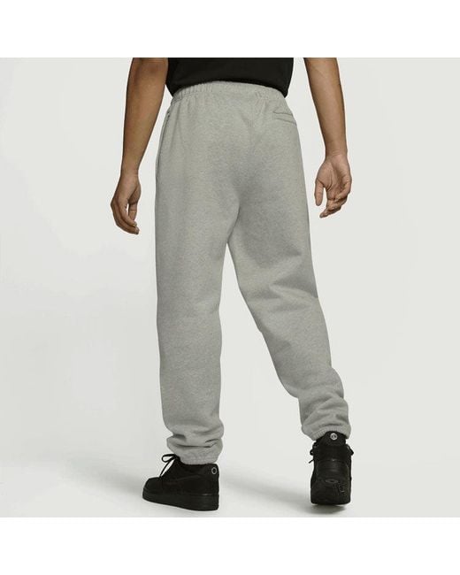 Stussy X Nike Nrg Zr Fleece Pants 'Heather' in Grey for Men | Lyst UK