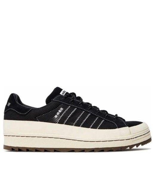 Adidas Black X Clot X Neighborhood Superstar 'Carbon' for men