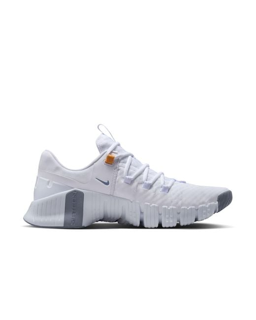 Nike White Free Metcon 5 for men
