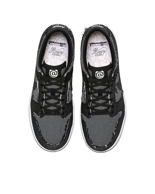 Nike Black X Medicom Sb Dunk Low Elite 'Be@Rbrick' for men