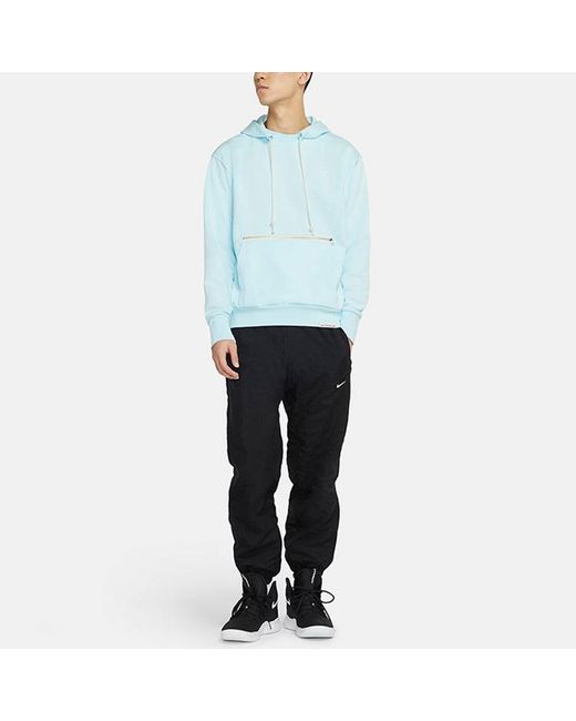 Nike Blue As Nk Standard Issue Po Hood Glacier for men