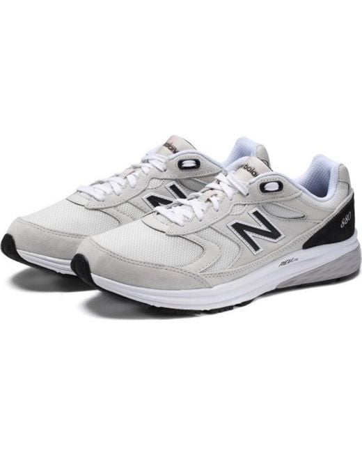 New Balance White 880 Series 2E for men