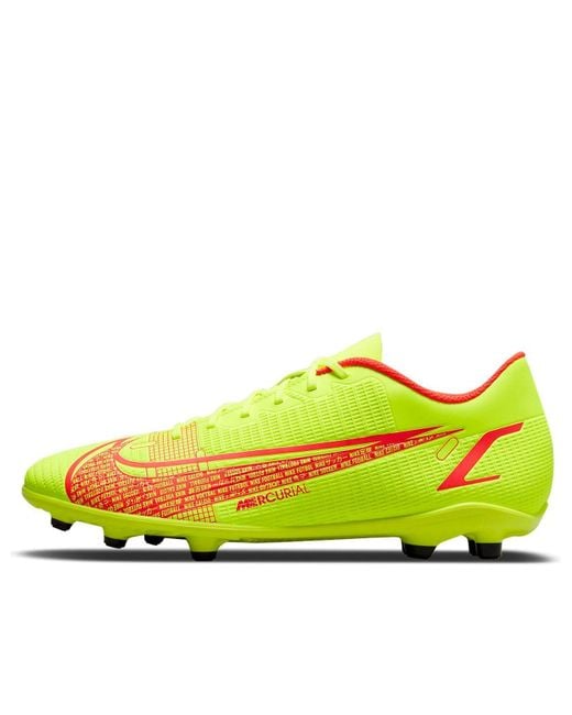 Nike Yellow Mercurial Vapor 14 Club Fg/mg Football Boots Cu5692 for men