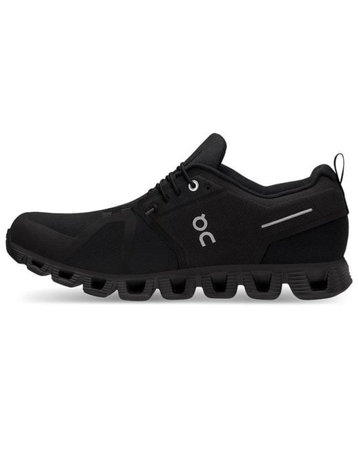 On Shoes Black Cloud 5 Waterproof for men