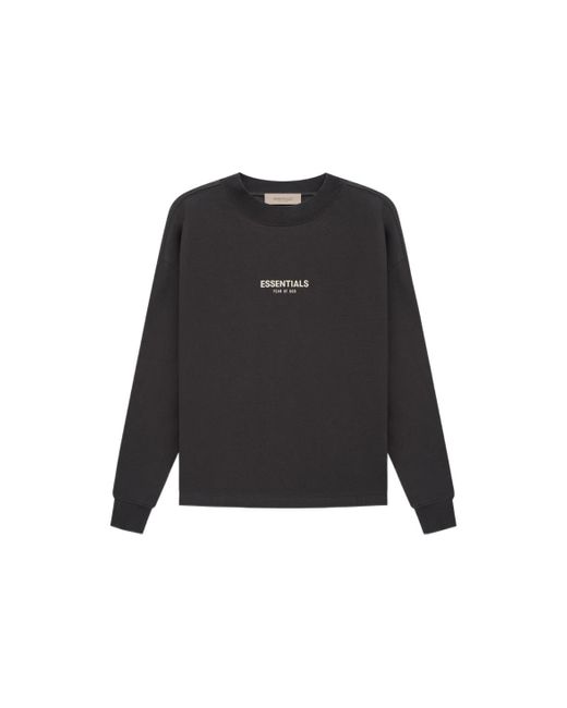 Fear Of God Black Ss22 Relaxed Crewneck Iron for men