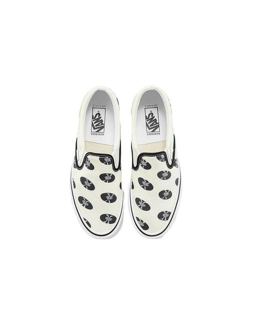 Vans White Wacko Maria X Og Classic Slip-On Lx Records' for men