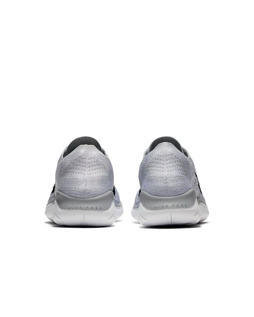 Nike Gray (Wmns) Free Rn Flyknit 2018 Platinum'