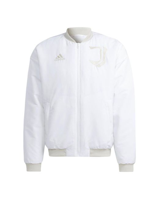 Adidas White Juventus Chinese Story Bomber Jacket for men