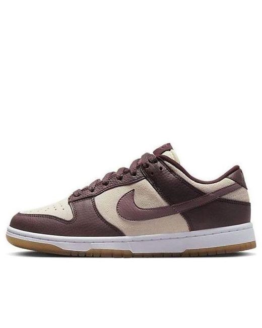 Nike Brown Dunk Low "Plum Coconut Milk" Shoes