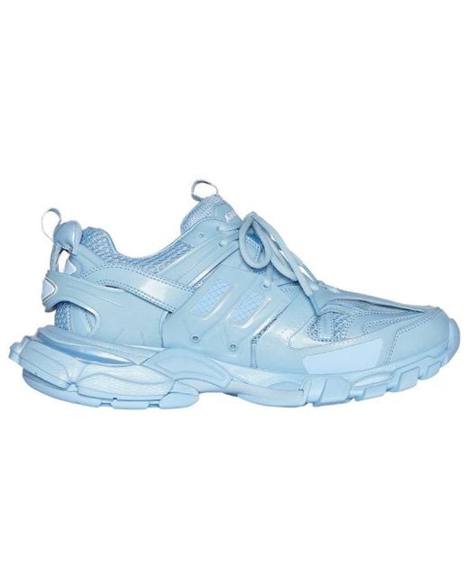 Balenciaga Blue Track Sneaker 'Metallic Light' for men